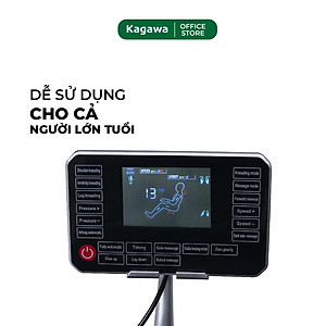Ghế massage toàn thân Kagawa K6 Pro con lăn 4D, đa chức năng, tự động xoa bóp từ cổ, vai, gáy đến chân