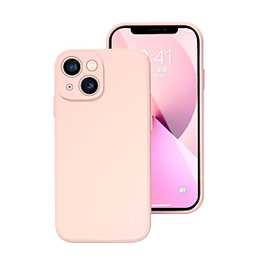 Ốp lưng silicon case cho iPhone 13 Mini chống bám bẩn mặt lưng siêu mềm mịn, có gờ bảo vệ camera - hàng nhập khẩu