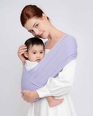 [Cao Cấp] Địu Vải Em Bé Sling Baby Sling Flex/Flex Plus Dễ Địu Êm Vai An Toàn Cho Bé 0–24 Tháng