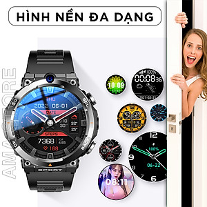 Đồng hồ Thông minh Mặt tròn Gắn sim Nghe gọi ZaIo có Rung cho Học sinh Người lớn định vị GPS chức năng như Điện thoại chơi Game xem Youtube TikTok tải ứng dụng CH Play AMA Watch H10 Android 2024 Hàng nhập khẩu