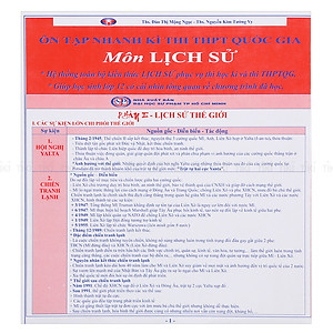 Combo Ôn Tập Nhanh Kì Thi THPT Quốc Gia (Văn - Sử - Địa - Sinh - Tiếng Anh)