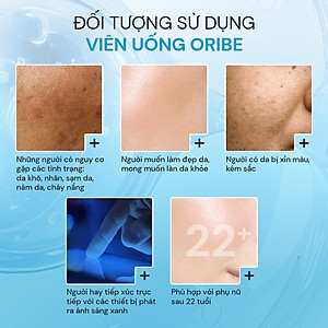 Viên Uống Đẹp Da Chống Nám Ngăn Ngừa Lão Hóa Oribe (Hộp 30 viên)