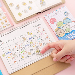 Sổ Tay Sticker Nhãn Dán Trang Trí Nhật Ký Kế Hoạch Kawaii Nhật Bản