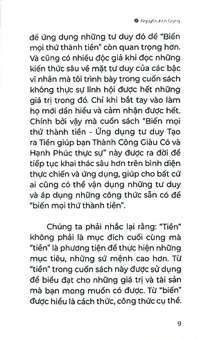 Biến Mọi Thứ Thành Tiền - Quyển 2 - Ứng Dụng Tư Duy Tạo Ra Tiền Giúp Bạn Thành Công Giàu Có Và Hạnh Phúc