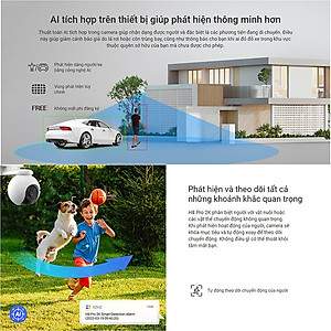 Camera Wi-fi EZVIZ H8 PRO 2K & 3K, Quay Quét 360 Độ Ngoài Trời, Ghi Hình Màu Ban Đêm, Đàm Thoại 2 Chiều - Hàng Chính Hãng