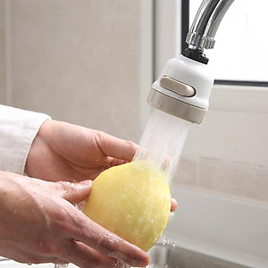 Đầu Vòi Rửa Bát Tăng Áp, Vòi Rửa Bát Xoay 360 Độ, 3 Chế Độ Phun