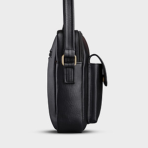 Túi Trita ( Thời trang nam phối ngăn - Túi đeo chéo da RTN3 )