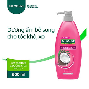 Bộ 2 dầu gội Palmolive 600ml Sữa dừa và Keratin kết hợp quả ô liu 600ml