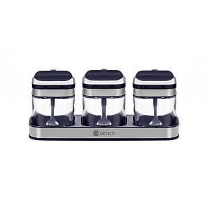 Bộ 3 lọ đựng gia vị Elmich EL1280 - Hàng chính hãng
