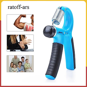 Dụng cụ tập cơ tay điều chỉnh lực từ 5-60kg tặng kèm bóp tay thể thao (Màu ngẫu nhiên)