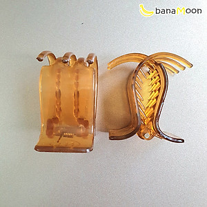 Kẹp tóc xoắn, kẹp càng cua xoắn màu pastel, kẹp tóc size to nhựa lì nhiều màu PK22-4-001