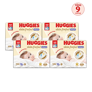 Mua Combo gói Miếng lót sơ sinh Huggies Skin Perfect NB1 108+9