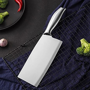 Bộ Dao Nhà Bếp Cao Cấp - Bộ Dao Kéo 6 Món Nhật Bản Cao Cấp chóng han gỉ, tặng kèm khay để giao kéo - Hàng chính hãng dododios - Logo trên thân bộ dao là hình và kí tự ngẫu nhiên