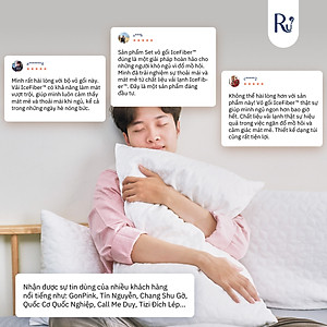 Vỏ Gối Nằm Vải Lạnh IceFiber™ Ru9 | Mát Lạnh và Thoải Mái | Kích Thước 50 x 70 cm