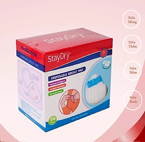 Miếng Thấm lót sữa StayDry (24 miếng)