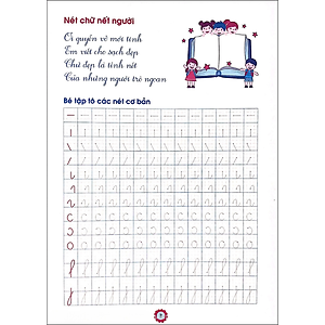 Sách Chuẩn bị cho bé vào lớp 1 - Luyện viết chữ đẹp (Tập 1)