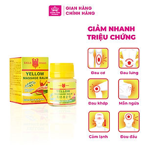 [Chính Hãng Singapore] COMBO 3 Lọ Dầu Cù Là Con Ó Vàng Yellow Balm 20g - Giảm Nhanh Cơn Đau