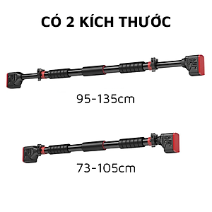 Xà Đơn Gắn Cửa Loại Cao Cấp Thế Hệ Mới Chống Xoay, Bám Dính và Chịu Trọng Tải Lớn 200kg Không Cần Khoan Chính Hãng Amalife