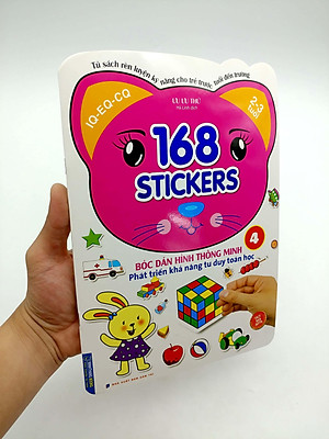 Sách Bóc Dán Hình Thông Minh Phát Triển Khả Năng Tư Duy Toán Học - 168 Sticker (Quyển 4)