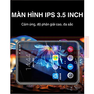 Máy Nghe Nhạc Android MP3 MP4 Màn Hình Cảm Ứng 3.5 Inch Bluetooth RUIZU D60 Bộ Nhớ Trong 16GB (Hỗ Trợ Tiếng Việt) - Hàng Nhập Khẩu