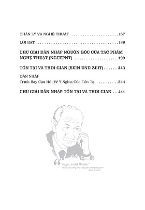 MARTIN HEIDEGGER - Vật, Xây Ở Suy Tư, Nguồn Gốc Của Tác Phẩm Nghệ Thuật, Tồn Tại và Thời Gian