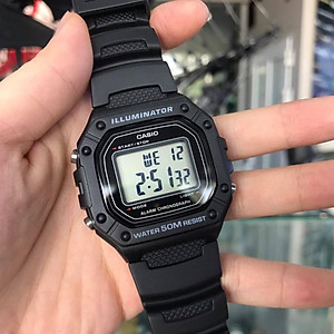 Đồng hồ nam dây nhựa Casio W-218H-1AVDF