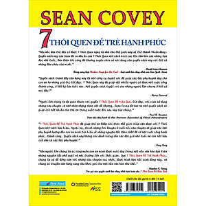 Sách 7 Thói Quen Để Trẻ Hạnh Phúc (Song Ngữ) (Tái Bản 2022)