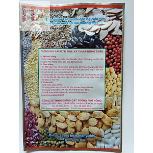 Hạt Giống Cải Bó Xôi 20Gr xuất xứ Ý - - Trồng Rau Xanh Rau Sạch Bằng Đất Sạch, Xơ Dừa Và Phân Bón Hữu Cơ - Phú Nông