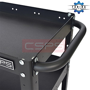 Xe đẩy 3 tầng màu đen CSPS