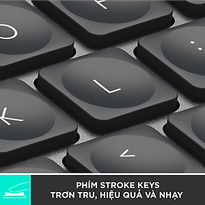 Bàn phím không dây Bluetooth Logitech MX Keys Mini - Hàng Chính Hãng