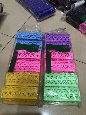 ￼Combo 6 lô gai cuốn tóc trái tim tạo kiểu tóc 