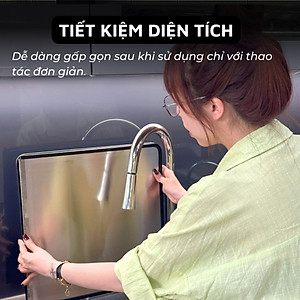 Tấm chắn dầu mỡ, nước bắn trong nhà bếp Dandihome inox 304 cao cấp