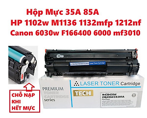 Hộp mực dành cho máy in Canon LBP 6030/ 6030w F158200 HP P1102 / 1102w Hàng chính hãng Alpha Cartridge