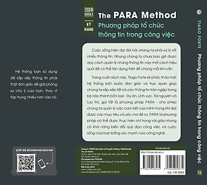 Combo Sách - Building A Second Brain và The Para Method - Tiago Forte