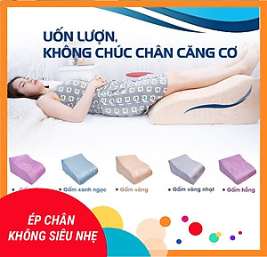 VỎ GỐI KÊ CHÂN CHỐNG GIÃN TĨNH MẠCH YOROKOBI 28CM- VÀNG NHẠT