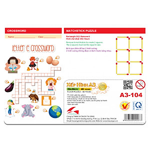 Bộ 2 tranh xếp hình Tia Sáng: Đội chó cứu hộ - Heo Peppa (48 Mảnh ghép, kích thước A3)