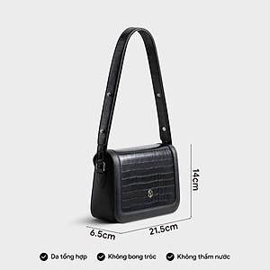Túi Yuumy ( Thời trang nữ thiết kế tối giản hiện đại size 22 - Túi đeo chéo da Seasand YN221 )