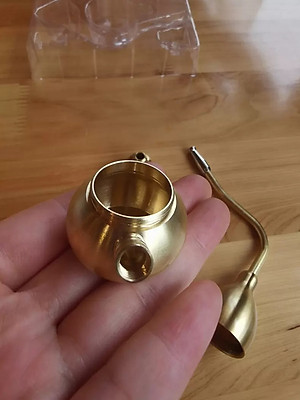 Bình Hồ Lô Lọc Thuốc L,á Bằng Đồng Cao Cấp. Bình Hồ Lô Lọc Bằng Nước, Sử Dụng Đa Năng Tiện Lợi, Tháo Lắp Vệ Sinh Dễ Dàng