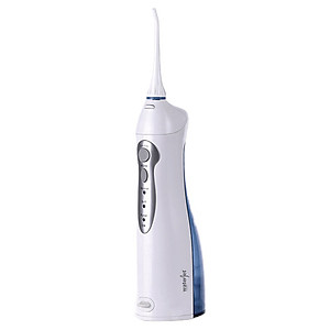 Máy tăm nước cá nhân không dây Waterjet Flosser Cordless Advanced (4 đầu tăm, dùng được cho người niềng răng) - Bảo hành 12 tháng