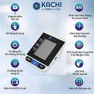 Máy đo huyết áp tự động Kachi MK167 - Hàng chính hãng