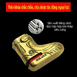 Ổ Khóa Đĩa Xe Máy US ARMY U567, Khóa Phanh Đĩa Chống Trộm, Chống Đập, Chống Cắt Dành Cho Xe Máy - HÀNG CHÍNH HÃNG