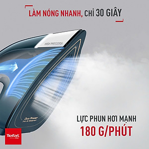 Bàn ủi hơi nước đa năng Tefal 2 trong 1 Duo Power JF4032E0 1850W- Hàng chính hãng