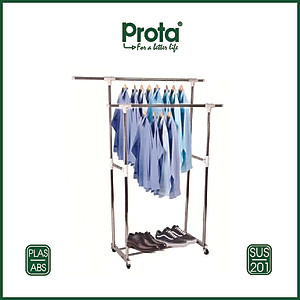 Giàn Phơi Quần Áo Inox Đôi Di Động Cao Cấp Prota - 170 x 165cm