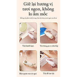 Máy Hàn Miệng Túi Cầm Tay Cute, Máy Ép Miệng Túi Đồ Ăn Vặt Sạc Pin Tích Hợp Nam Châm Kèm Đầu Cắt Tiện Dụng - Hàng Chính Hãng MINIIN