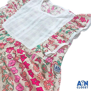 Bộ quần áo lửng bé gái họa tiết Hoa nhiều màu cotton - AICDBGM95EYP - AIN Closet