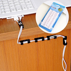 COMBO 2 BỘ Nẹp Dây Điện Miếng Dán Tường Siêu Dính , Kẹp Đi Dây Điện Kẹp Cố Định Và Giữ Luồn Dây Điện Siêu Sốc an toàn tiện lợi dễ lắp đặt Dây Mạng