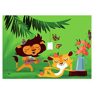 Sách Vui học cùng Sư tử - Sư tử học toán