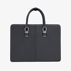 Túi Xách Cặp Da Nam Công Sở GENCE CGL08 Chất Liệu Da Bò Khóa Số Cao Cấp Màu Đen