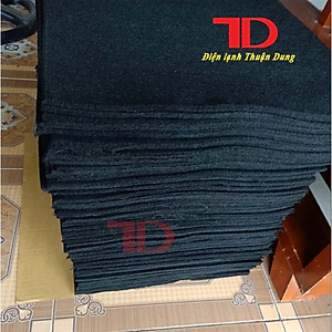 Tấm Chống Cháy nỉ cacbon đã được oxy hóa dày 10mm, Tấm Chắn Nhiệt Chống Cháy khi hàn chất liệu sợi Carbon, Nỉ acrylic tiền oxy hóa - Điện Lạnh Thuận Dung