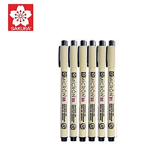 Mua Bộ bút line đi nét chuyên nghiệp Sakura Pigma Set (micron 01